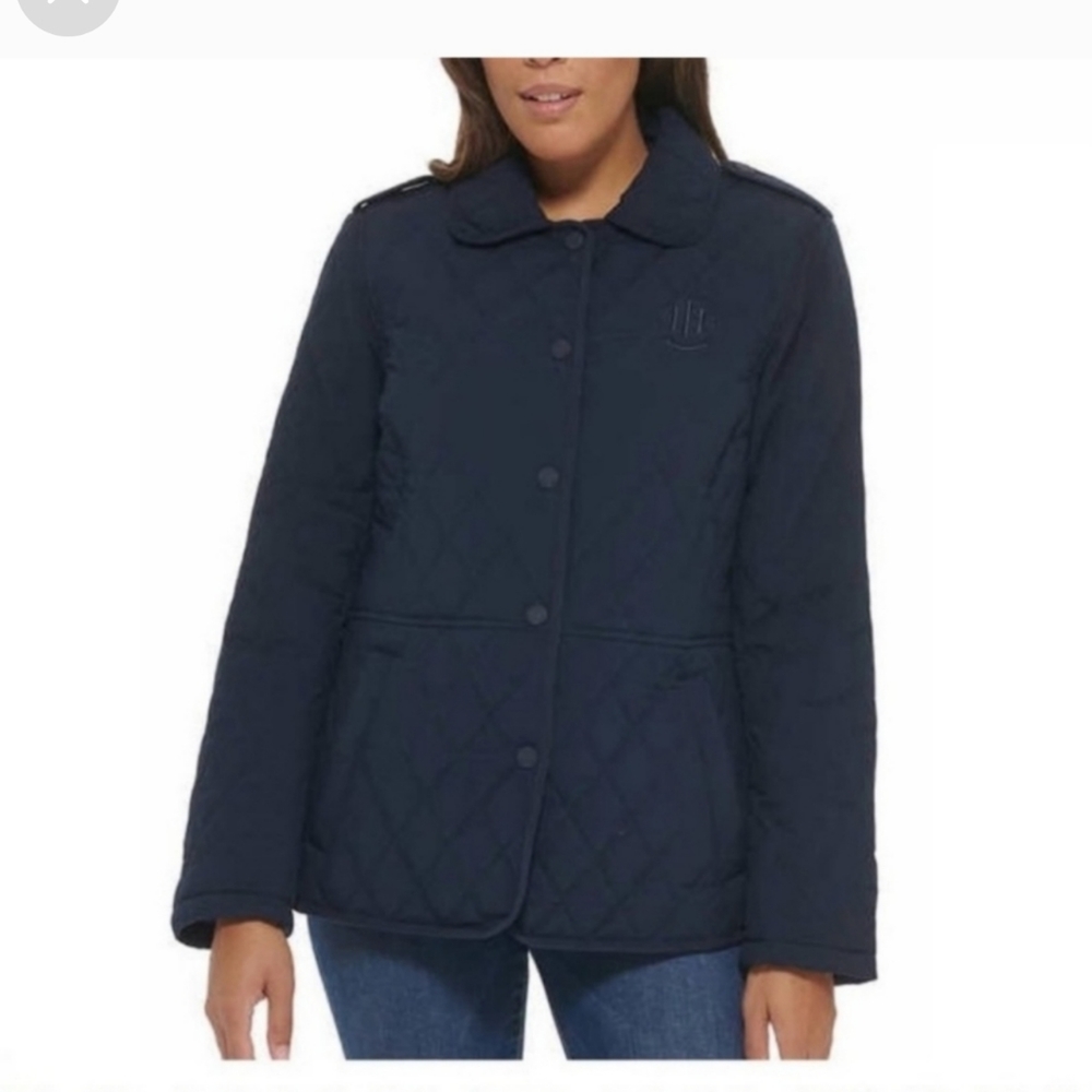 Tommy Hilfiger Ladies' NAVY Quilted Jacket NWT